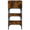 vidaXL Bedside Tables 2 pcs Smoked Oak 35x34.5x70 cm Engineered Wood