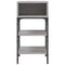 vidaXL Bedside Tables 2 pcs Grey Sonoma 35x34.5x70 cm Engineered Wood