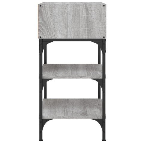vidaXL Bedside Tables 2 pcs Grey Sonoma 35x34.5x70 cm Engineered Wood