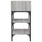vidaXL Bedside Tables 2 pcs Grey Sonoma 35x34.5x70 cm Engineered Wood