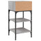 vidaXL Bedside Tables 2 pcs Grey Sonoma 35x34.5x70 cm Engineered Wood