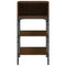 vidaXL Bedside Tables 2 pcs Brown Oak 35x34.5x70 cm Engineered Wood