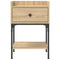 vidaXL Bedside Table Sonoma Oak 40.5x31x60 cm Engineered Wood
