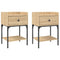 vidaXL Bedside Tables 2 pcs Sonoma Oak 40.5x31x60 cm Engineered Wood