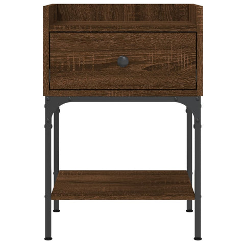 vidaXL Bedside Tables 2 pcs Brown Oak 40.5x31x60 cm Engineered Wood