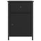 vidaXL Bedside Cabinet Black 40x42x60 cm Engineered Wood