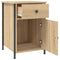 vidaXL Bedside Cabinet Sonoma Oak 40x42x60 cm Engineered Wood