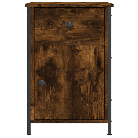 vidaXL Bedside Cabinets 2 pcs Smoked Oak 40x42x60 cm Engineered Wood