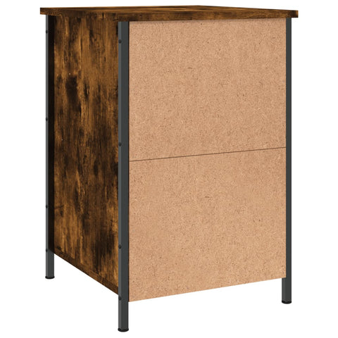vidaXL Bedside Cabinets 2 pcs Smoked Oak 40x42x60 cm Engineered Wood