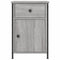 vidaXL Bedside Cabinet Grey Sonoma 40x42x60 cm Engineered Wood