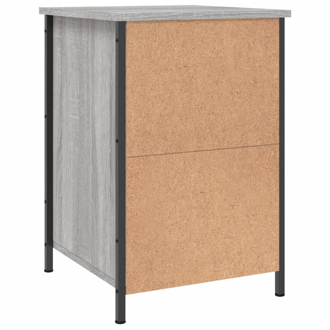 vidaXL Bedside Cabinets 2 pcs Grey Sonoma 40x42x60 cm Engineered Wood