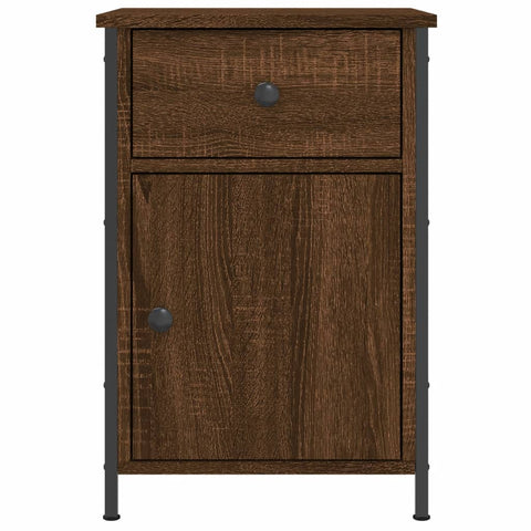 vidaXL Bedside Cabinets 2 pcs Brown Oak 40x42x60 cm Engineered Wood