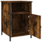 vidaXL Bedside Cabinet Smoked Oak 40x42x60 cm Engineered Wood