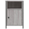 vidaXL Bedside Cabinet Grey Sonoma 40x42x60 cm Engineered Wood