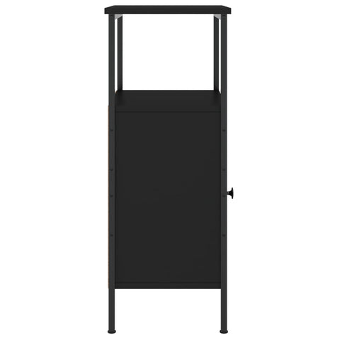 vidaXL Bedside Cabinets 2 pcs Black 41x31x80 cm Engineered Wood