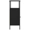 vidaXL Bedside Cabinets 2 pcs Black 41x31x80 cm Engineered Wood