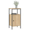 vidaXL Bedside Cabinet Sonoma Oak 41x31x80 cm Engineered Wood