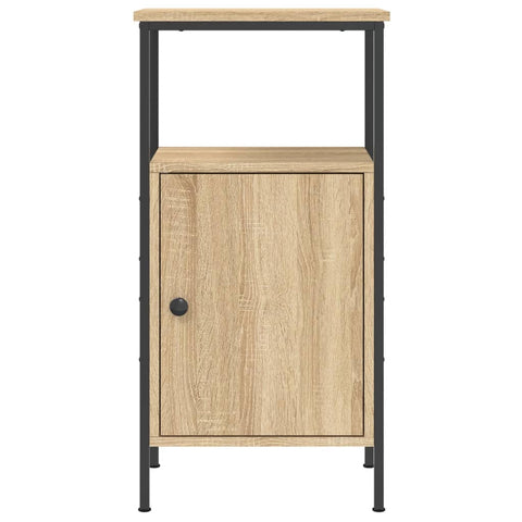 vidaXL Bedside Cabinets 2 pcs Sonoma Oak 41x31x80 cm Engineered Wood
