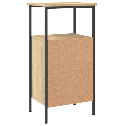 vidaXL Bedside Cabinets 2 pcs Sonoma Oak 41x31x80 cm Engineered Wood