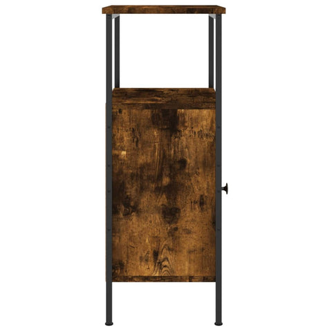 vidaXL Bedside Cabinets 2 pcs Smoked Oak 41x31x80 cm Engineered Wood