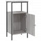 vidaXL Bedside Cabinet Grey Sonoma 41x31x80 cm Engineered Wood