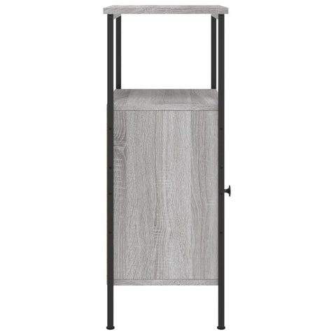 vidaXL Bedside Cabinet Grey Sonoma 41x31x80 cm Engineered Wood