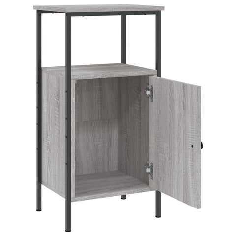 vidaXL Bedside Cabinets 2 pcs Grey Sonoma 41x31x80 cm Engineered Wood