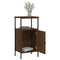 vidaXL Bedside Cabinet Brown Oak 41x31x80 cm Engineered Wood