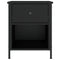 vidaXL Bedside Cabinets 2 pcs Black 40x42x50 cm Engineered Wood