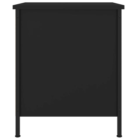 vidaXL Bedside Cabinets 2 pcs Black 40x42x50 cm Engineered Wood