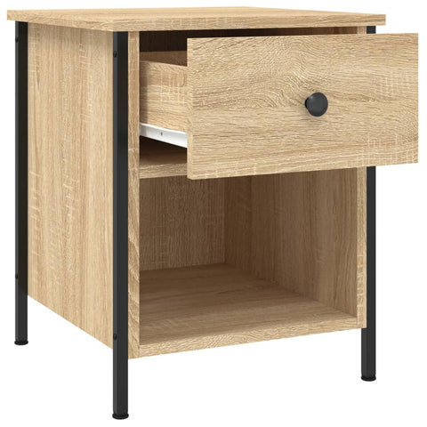 vidaXL Bedside Cabinet Sonoma Oak 40x42x50 cm Engineered Wood