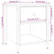 vidaXL Bedside Cabinet Sonoma Oak 40x42x50 cm Engineered Wood