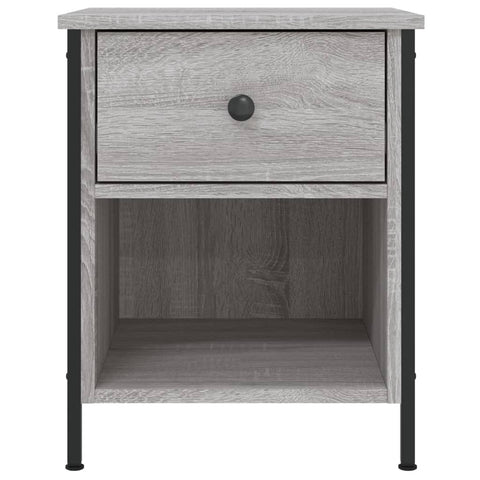 vidaXL Bedside Cabinet Grey Sonoma 40x42x50 cm Engineered Wood