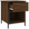 vidaXL Bedside Cabinets 2 pcs Brown Oak 40x42x50 cm Engineered Wood