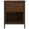 vidaXL Bedside Cabinets 2 pcs Brown Oak 40x42x50 cm Engineered Wood