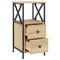 vidaXL Bedside Cabinet Sonoma Oak 34x35.5x70 cm Engineered Wood