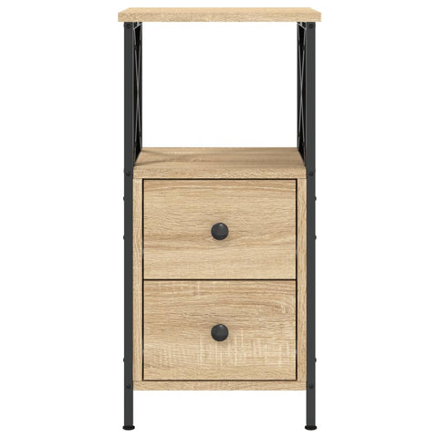 vidaXL Bedside Cabinet Sonoma Oak 34x35.5x70 cm Engineered Wood