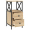 vidaXL Bedside Cabinets 2 pcs Sonoma Oak 34x35.5x70 cm Engineered Wood