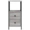 vidaXL Bedside Cabinets 2 pcs Grey Sonoma 34x35.5x70 cm Engineered Wood