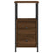 vidaXL Bedside Cabinets 2 pcs Brown Oak 34x35.5x70 cm Engineered Wood