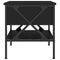 vidaXL Bedside Table Black 40x42x45 cm Engineered Wood