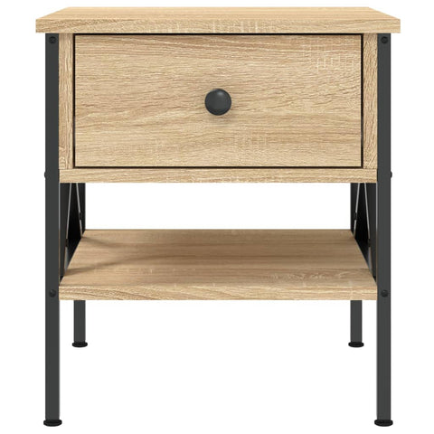 vidaXL Bedside Table Sonoma Oak 40x42x45 cm Engineered Wood