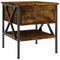 vidaXL Bedside Tables 2 pcs Smoked Oak 40x42x45 cm Engineered Wood