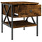 vidaXL Bedside Tables 2 pcs Smoked Oak 40x42x45 cm Engineered Wood