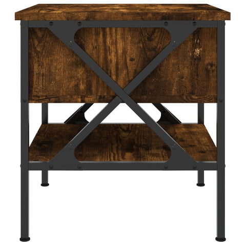vidaXL Bedside Tables 2 pcs Smoked Oak 40x42x45 cm Engineered Wood