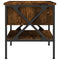 vidaXL Bedside Tables 2 pcs Smoked Oak 40x42x45 cm Engineered Wood