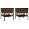 vidaXL Bedside Tables 2 pcs Brown Oak 40x42x45 cm Engineered Wood
