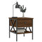 vidaXL Bedside Tables 2 pcs Brown Oak 40x42x45 cm Engineered Wood