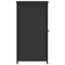vidaXL Bedside Cabinets 2 pcs Black 32x42x80 cm Engineered Wood