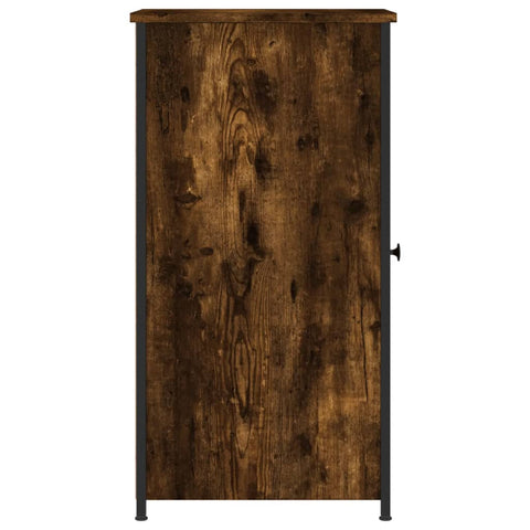 vidaXL Bedside Cabinets 2 pcs Smoked Oak 32x42x80 cm Engineered Wood